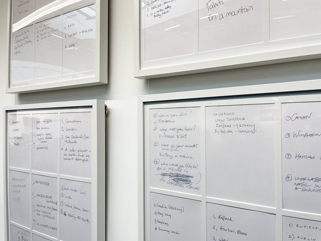 Here to There to Here installation detail