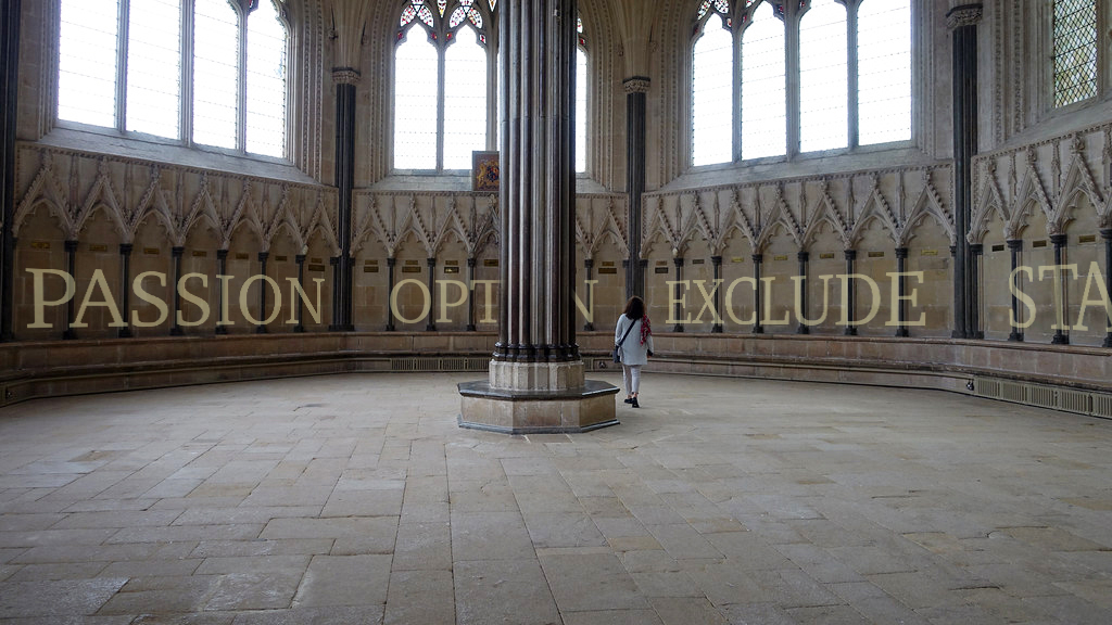 Seven Bad Good Chapter house walls 2